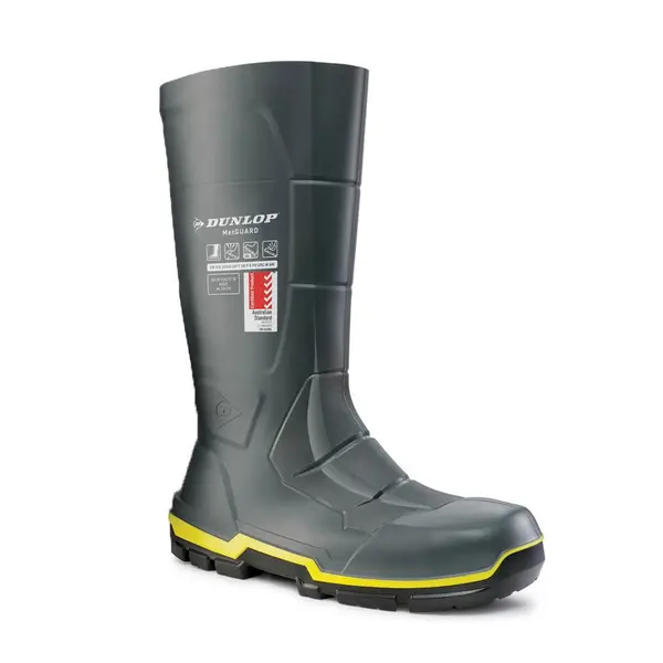 Image of Dunlop Mens MetGUARD Full Safety Wellington Boots UK Size 7 (EU 41)