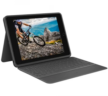 Image of Logitech Rugged 10.2" iPad Keyboard Folio Case