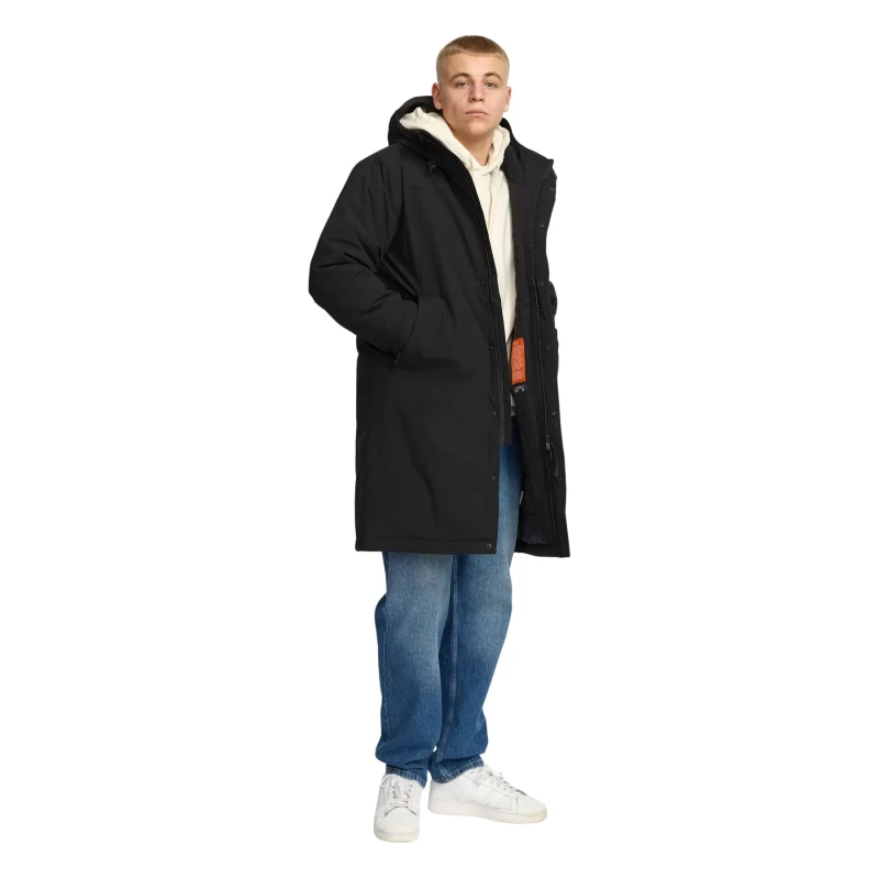 Image of Revolution Polyester parka with snap buttons Revolution Noir Male S