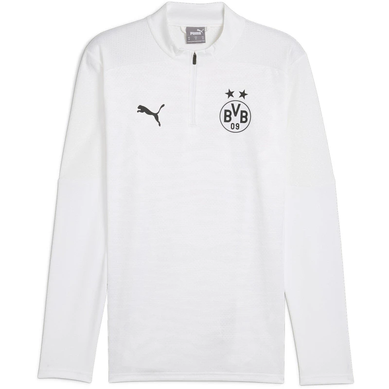 Image of Puma Borussia Dortmund Pre Match Drill Top Adults - White White S