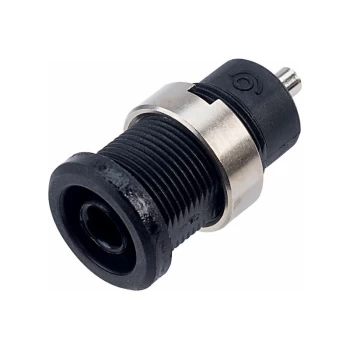 Image of 3270-C-N Black 4mm Safety Socket 3270 Series - PJP