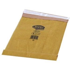 Image of Jiffy Green Size 3 Padded Bag Envelopes 195 x 343mm Peal and Seal Brown 1 x Pack of 100 Envelopes