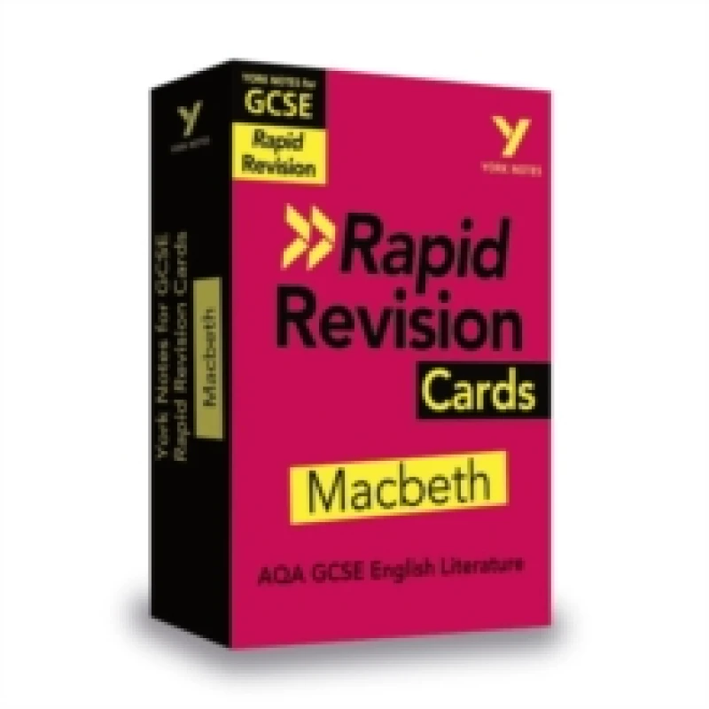 Image of Susannah White York Notes for AQA GCSE (9-1) Rapid Revision Cards: Macbeth - catch up, revise and be ready for the 2025 and 2026 exams Book Multi unis