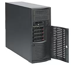 Image of SuperChassis 733TQ-668B - Midi Tower - Server - Black - ATX,EATX - HDD - Heating - LAN - Power - BSMI CCC CE/EMC FCC class B TUV/CB UL/CUL