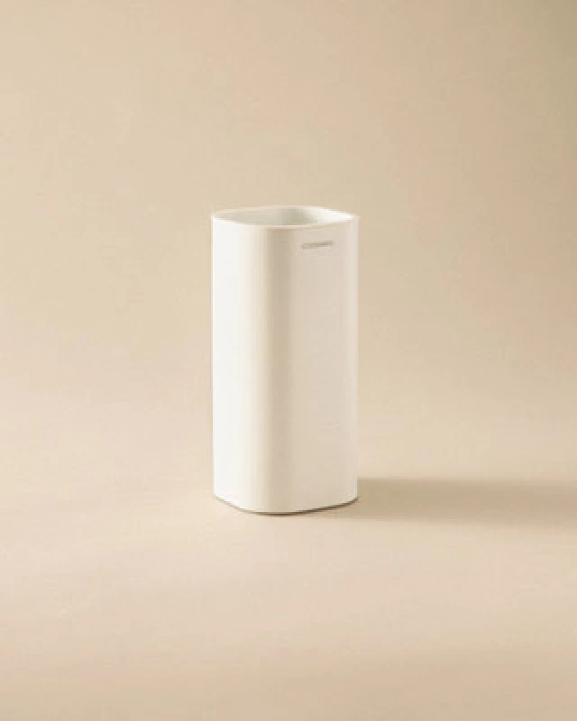 Image of Cosmic Toothbrush Holder, Bathroom Tumbler, Stainless Steel, Matt White, Nea Collection
