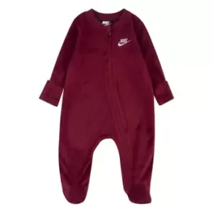 Image of Nike Velour Coverall Baby Boys - Red