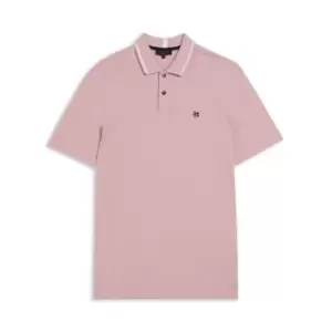 Image of Ted Baker Camden Polo Shirt - Pink