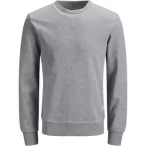 Image of Jack and Jones Basic Crew Sweater - Grey