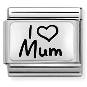 Image of Nomination CLASSIC Composable Limited Edition Silver I Heart Mum...