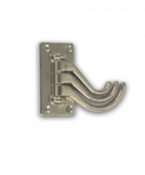 Image of Treble Coat Hooks in Brass or Chromium plated