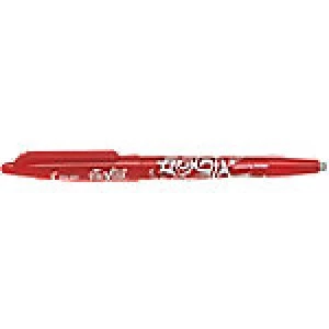 Image of Pilot FriXion Ball Gel Rollerball Erasable Pen Medium 0.35mm Red Pack of 12