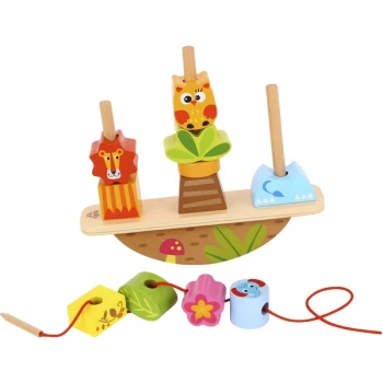 Image of Wooden Balance Stacker - Animals