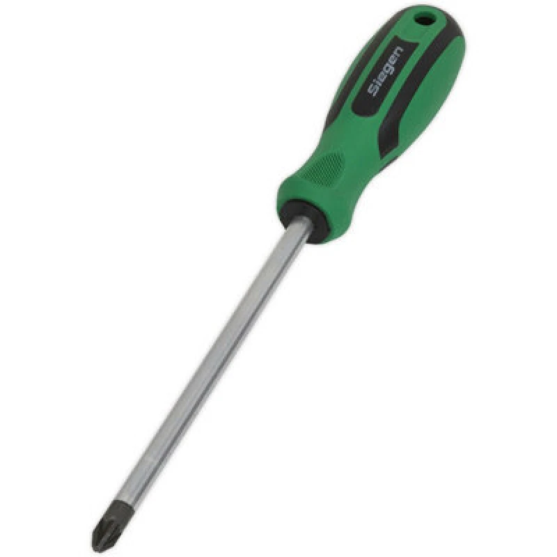Image of Loops Pozi Head 3 x 150mm Screwdriver with Soft Grip Handle - Chrome Vanadium Shaft Multi