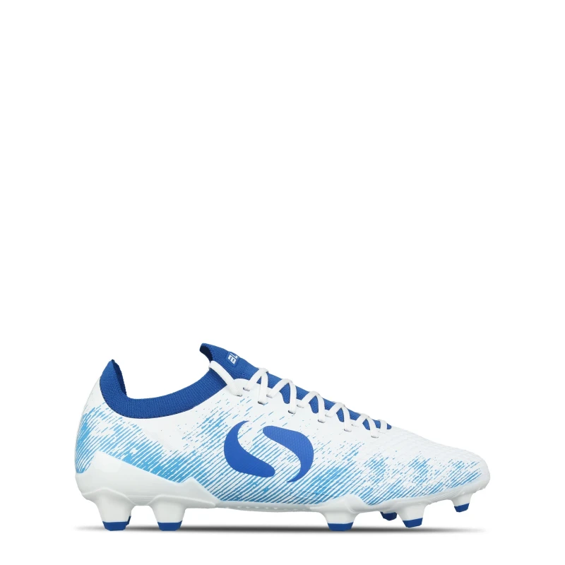 Image of Sondico Blaze Firm Ground Football Boots White/Blue male 7 (41)