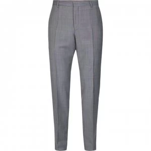 Image of Calvin Klein Wool Blend Trousers - Alloy 16