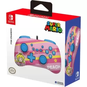 Image of HORI Princess Peach Nintendo Switch Mini Horipad