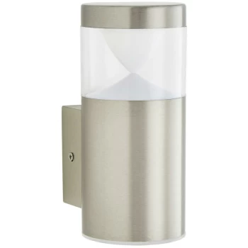 Image of LED Wall Light 4W POLLUX 3000K Warm White Stainless steel Exterior - Zinc