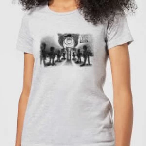 Image of Toy Story Evil Dr Pork Chop Speech Womens T-Shirt - Grey - S