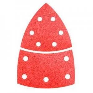 Image of Bosch Accessories 2608607409 Multi-purpose sandpaper Hook-and-loop-backed, Punched Grit size 120 (L x W) 102mm x 62.93mm 10 pcs