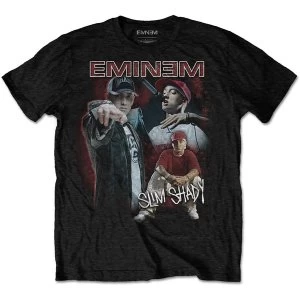 Image of Eminem - Shady Homage Mens Large T-Shirt - Black