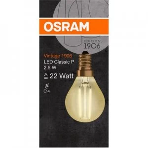 Image of OSRAM LED (monochrome) EEC A++ (A++ - E) E14 Droplet 3 W Warm white (Ø x L) 45.0 mm x 77.0 mm