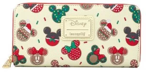 Image of Mickey Mouse Loungefly - Micky & Minnie Christmas Cookies Wallet multicolour