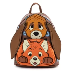 Image of Loungefly Disney Fox And Hound Todd and Copper Cosplay Mini Backpack