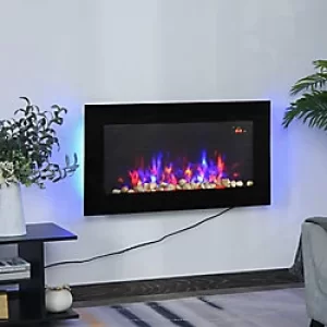 Image of Homcom Electronic LED Fireplace 11.5 x 48 cm