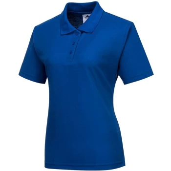 Image of Portwest - B209RBRM - sz M Naples Ladies Polo Shirt Workwear - Royal Blue