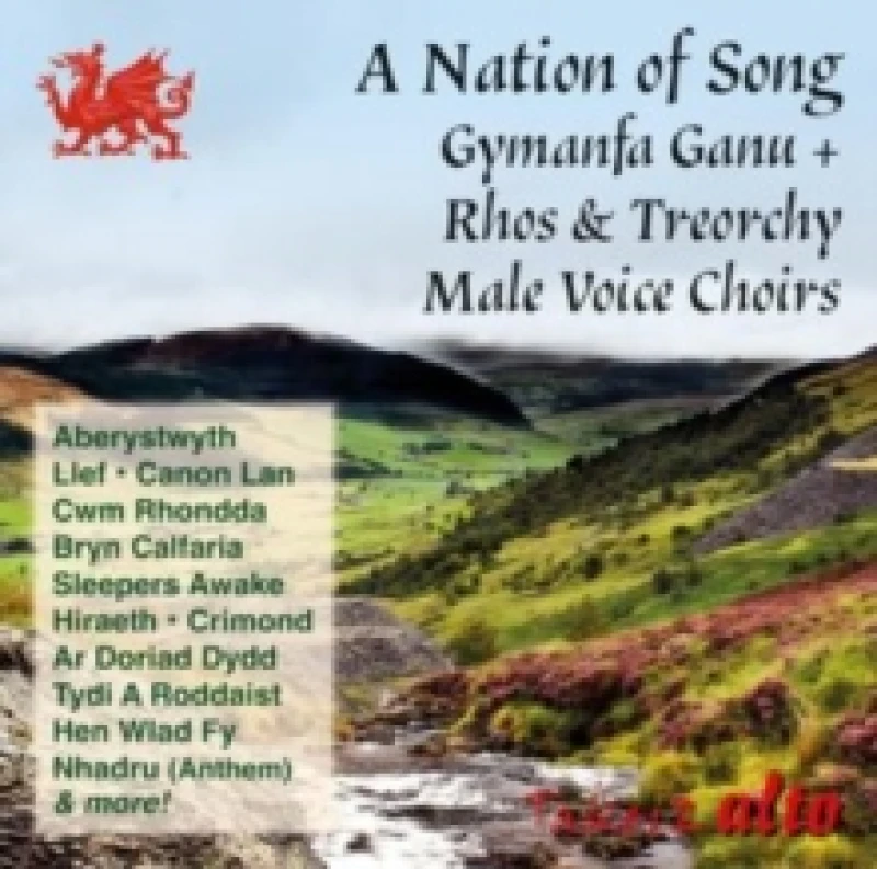 Image of A nation of song: Gymanfa Ganu + Rhos & Treorchy Male Voice Choirs CD / Album