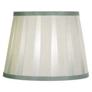Image of Colours Margaret Duck Egg Cream Striped Light Shade D102mm