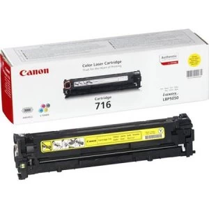 Image of Canon 716 Yellow Laser Toner Ink Cartridge