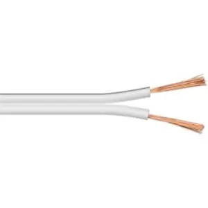 Image of Goobay CU Speaker Cable - 50m - White