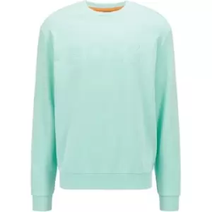 Image of BOSS Welogo Crew Sweatshirt - Green