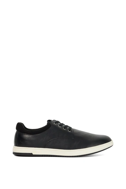 Image of Dune London Dune London Men 'Tamsen' Trainers in Black Size: 9 Black 9 Male 5050808557997