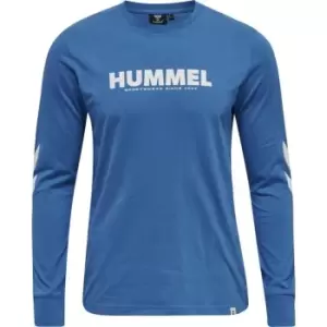 Image of Hummel Legacy Long Sleeve T Shirt Mens - White