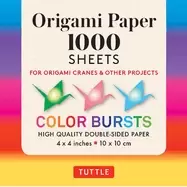 Image of origami paper color bursts 1 000 sheets 4 10cm tuttle origami paper double