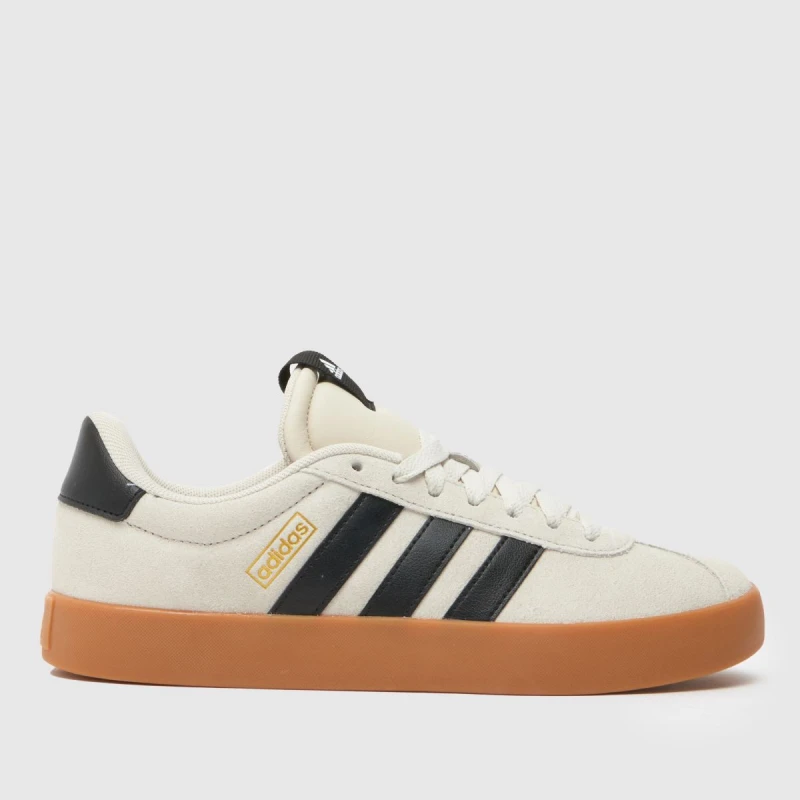 Image of adidas Vl Court 3.0 Trainers in Off-White Multi Off-White Multi UK 4 (EU 36?)