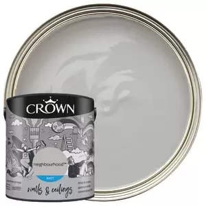 Image of Crown Matt Emulsion Paint - Neighbourhood - 2.5L