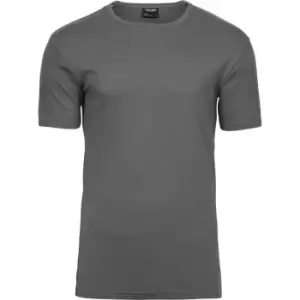 Image of Tee Jays Mens Interlock Short Sleeve T-Shirt (S) (Powder Grey)