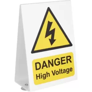 Image of HVS1 High Voltage Vehicle Warning Sign - Sealey