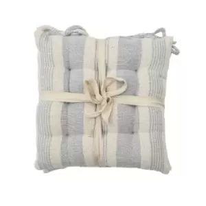 Image of Crossland Grove Simply Organic Str Seatpad Grey 430x430mm (2pk)