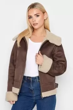 Image of Petite Aviator Jacket