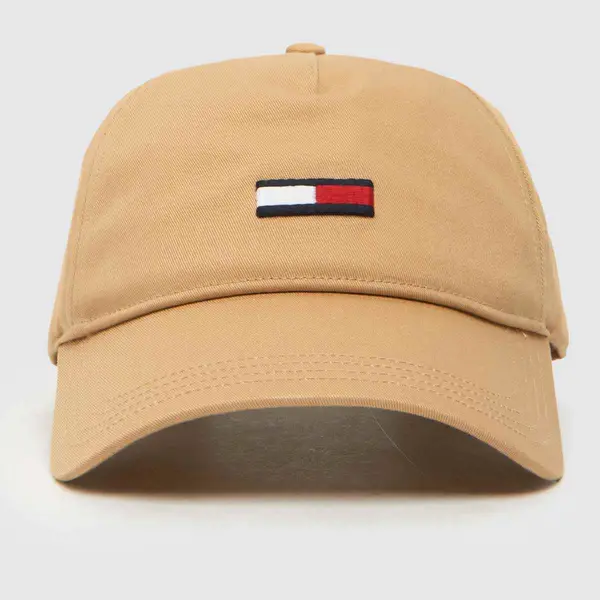 Image of Tommy Jeans stone elongated flag cap