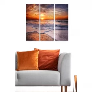 Image of MDF2273717 Multicolor Decorative MDF Painting (3 Pieces)