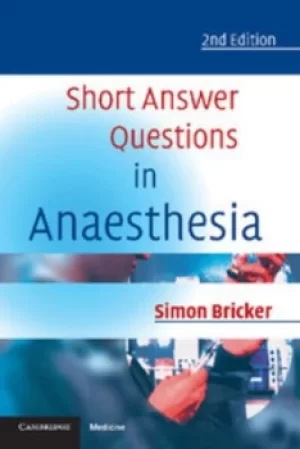 Image of Short Answer Questions in Anaesthesia by Simon Bricker