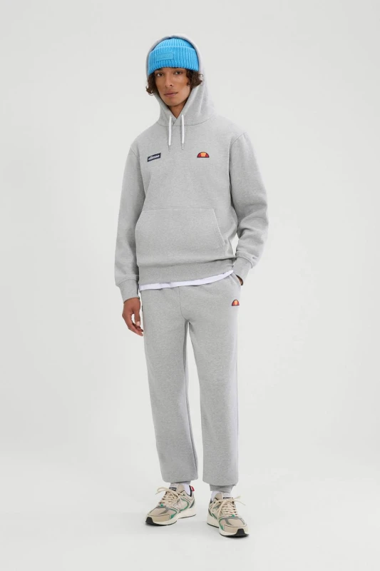Image of Ellesse Mens Traccota OH Hoody & Jog Pant Set in Grey Size: Medium Grey Male M
