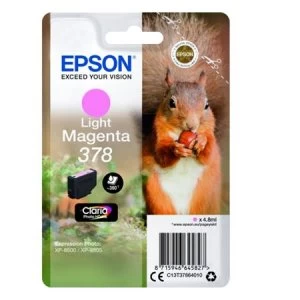 Image of Epson Squirrel 378 Light Magenta Ink Cartridge