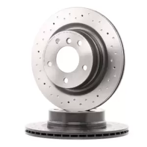 Image of BREMBO Brake disc BMW 09.9793.1X 34216764651,34216783754,34216855007 Brake rotor,Brake discs,Brake rotors