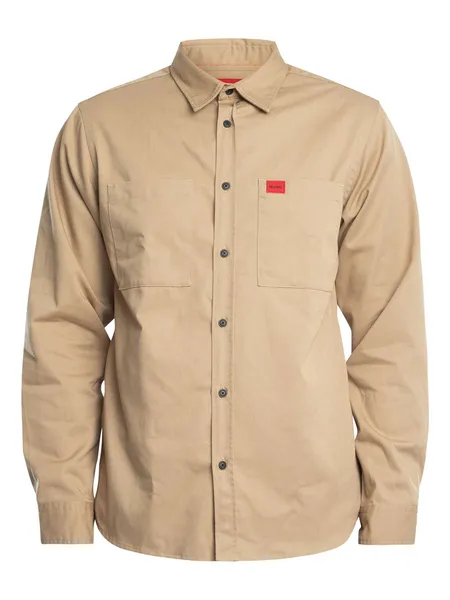 Image of HUGO Egrin Shirt Medium Beige S